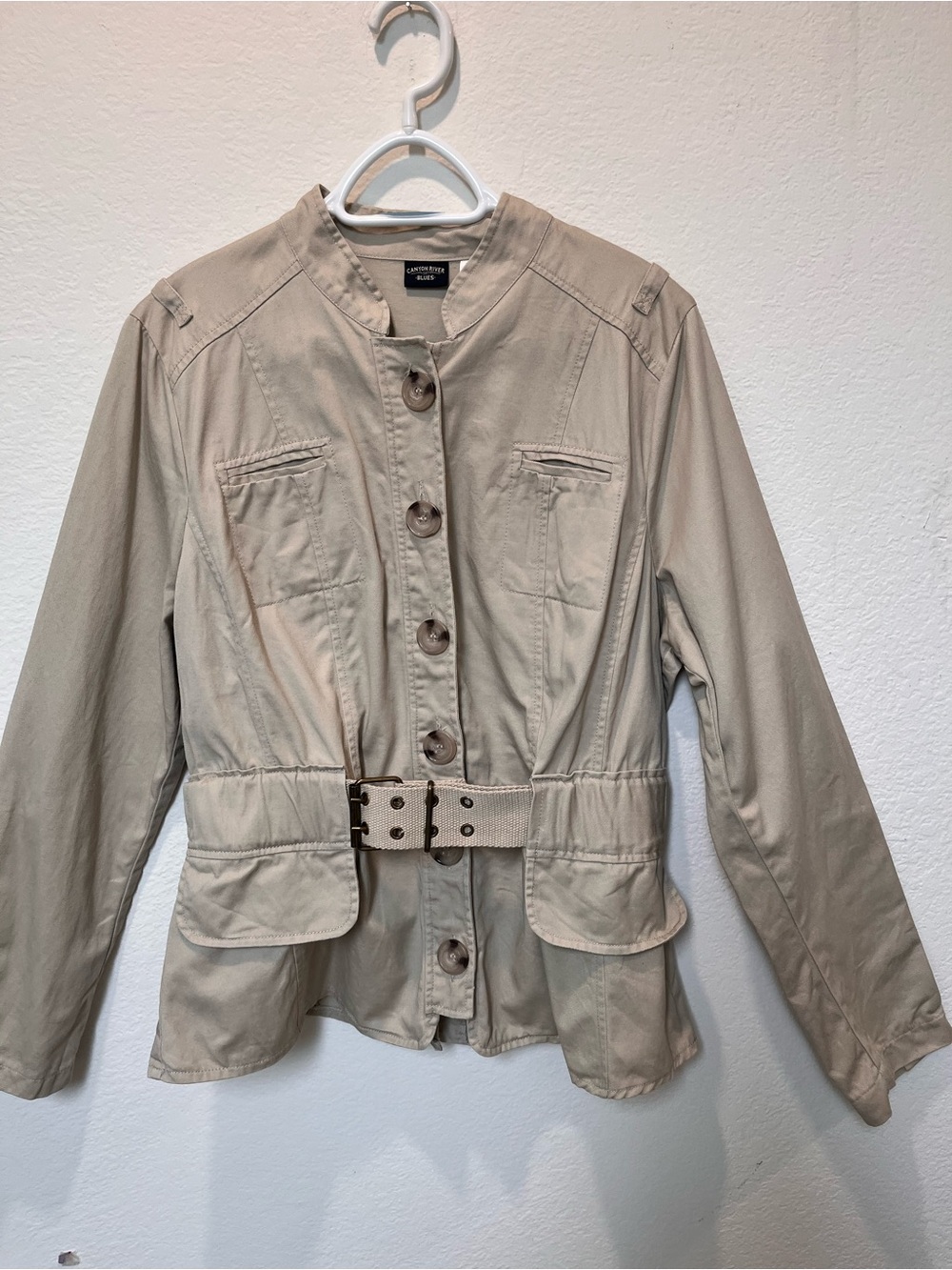 Canyon River Blues Tan Utility Belted Jacket